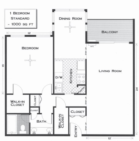 Floor Plans of Bass Lake Crossing in New Hope, MN